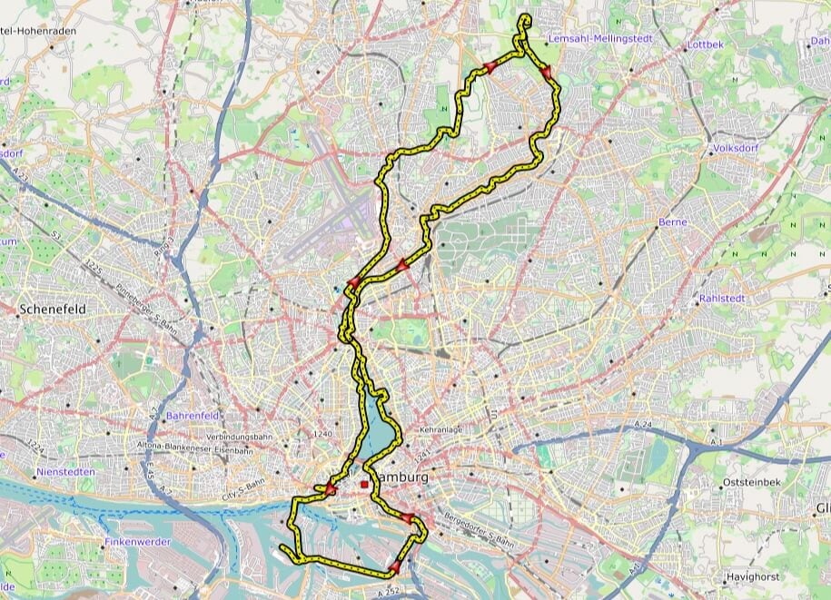 Hamburg meine Perle - E-Bike Tour durch Hamburg