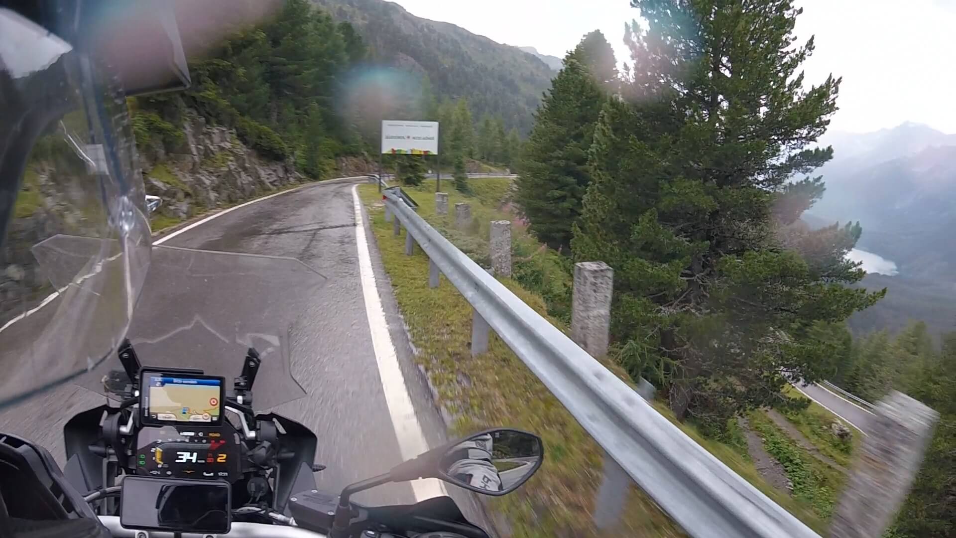 Sechs Länder Motorradtour