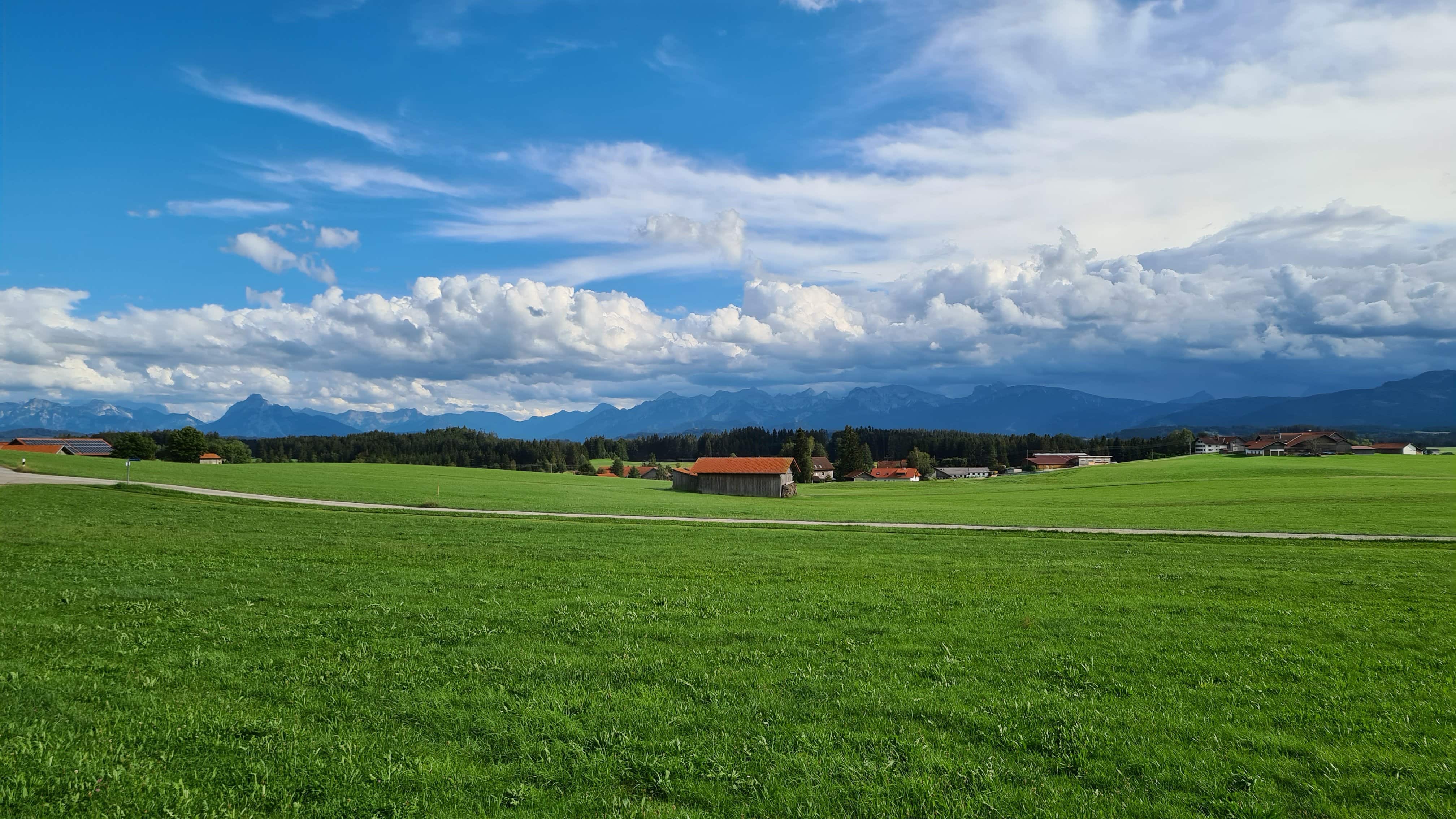 Alpenblick aus dem Allgäu