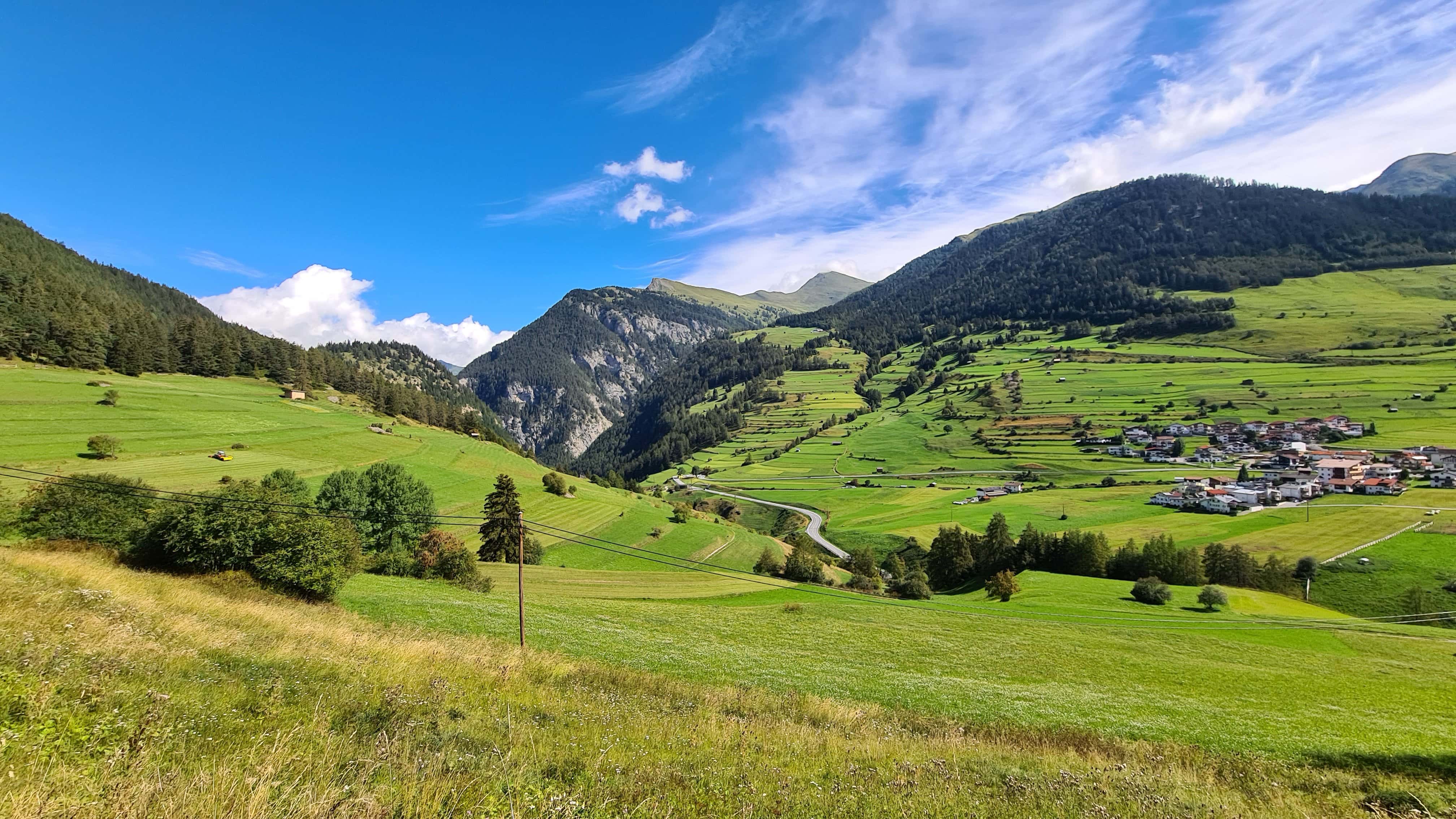 Blick auf Nauders Österreich