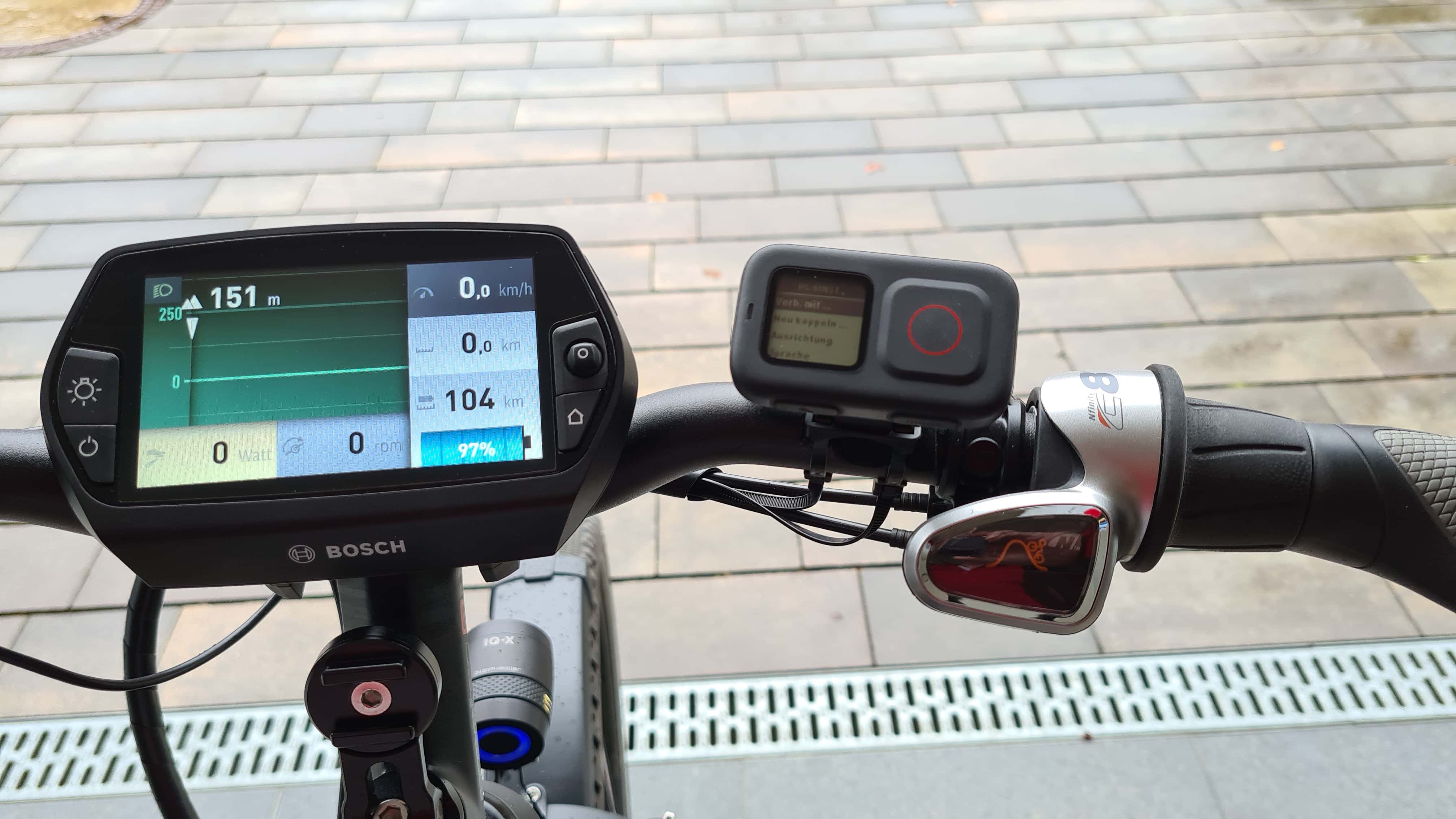 Montage am Fahrrad