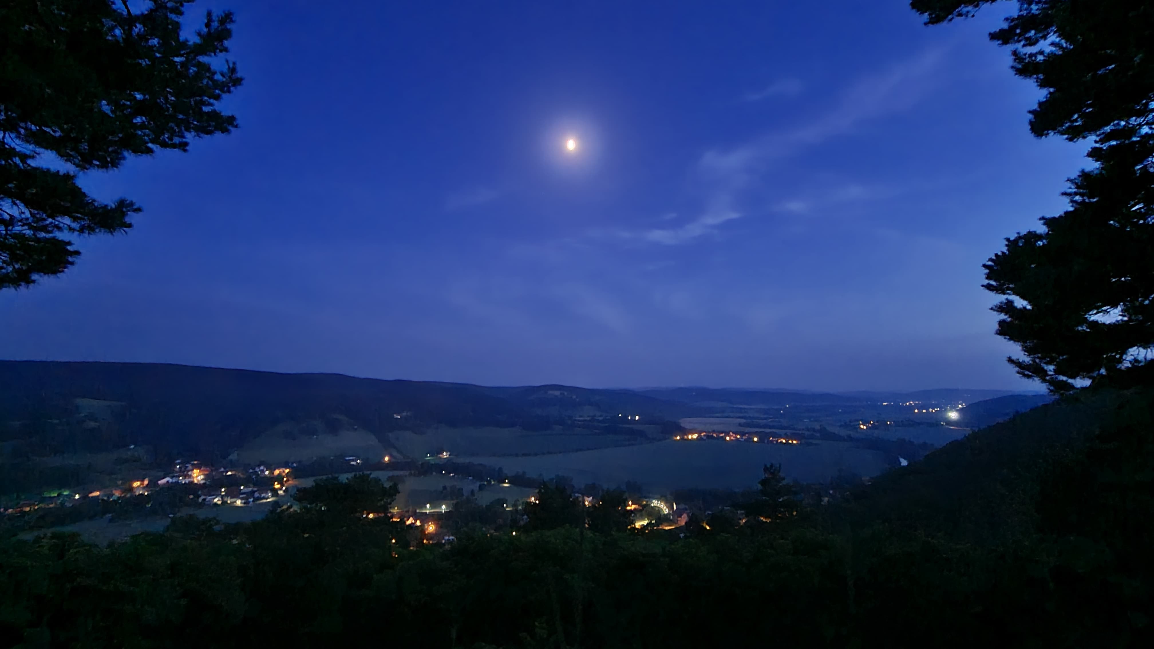 Nachtansicht vom Kienberghaus Jagdhof