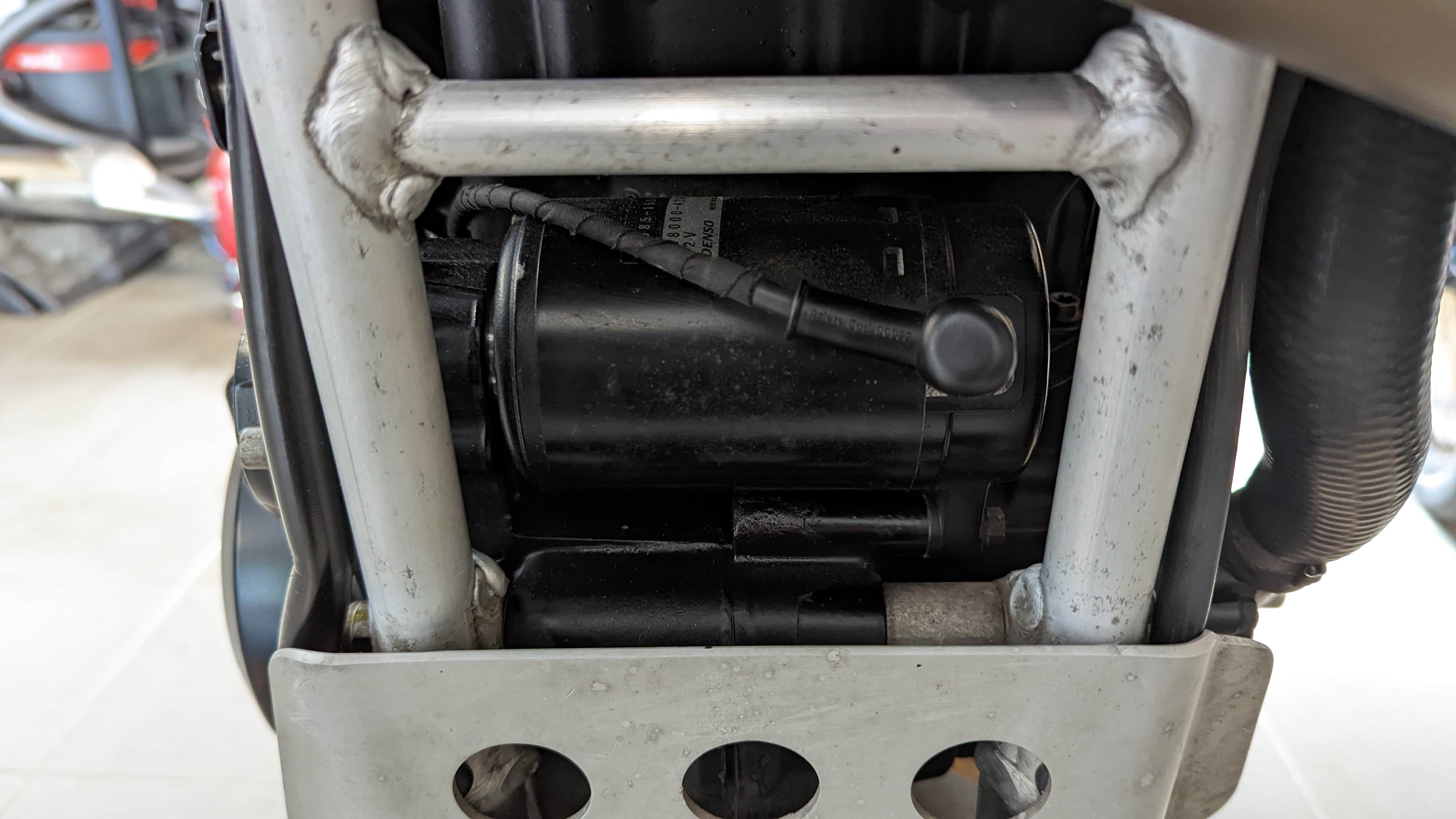 Ausbesserung Motorblock BMW G 650 XChallenge