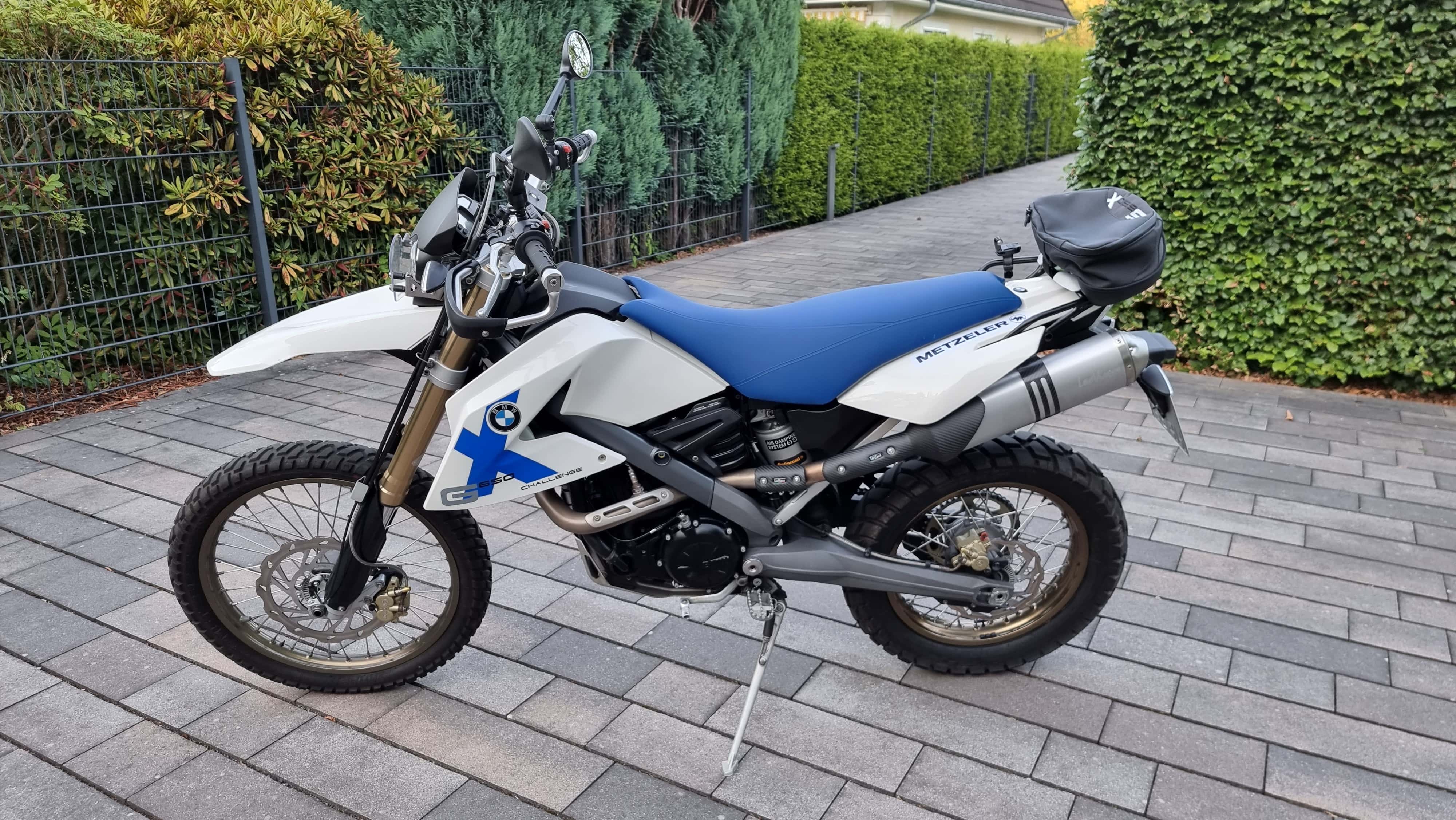 Projekt abgeschlossen. Die BMW G 650 XChallenge ist fertig.