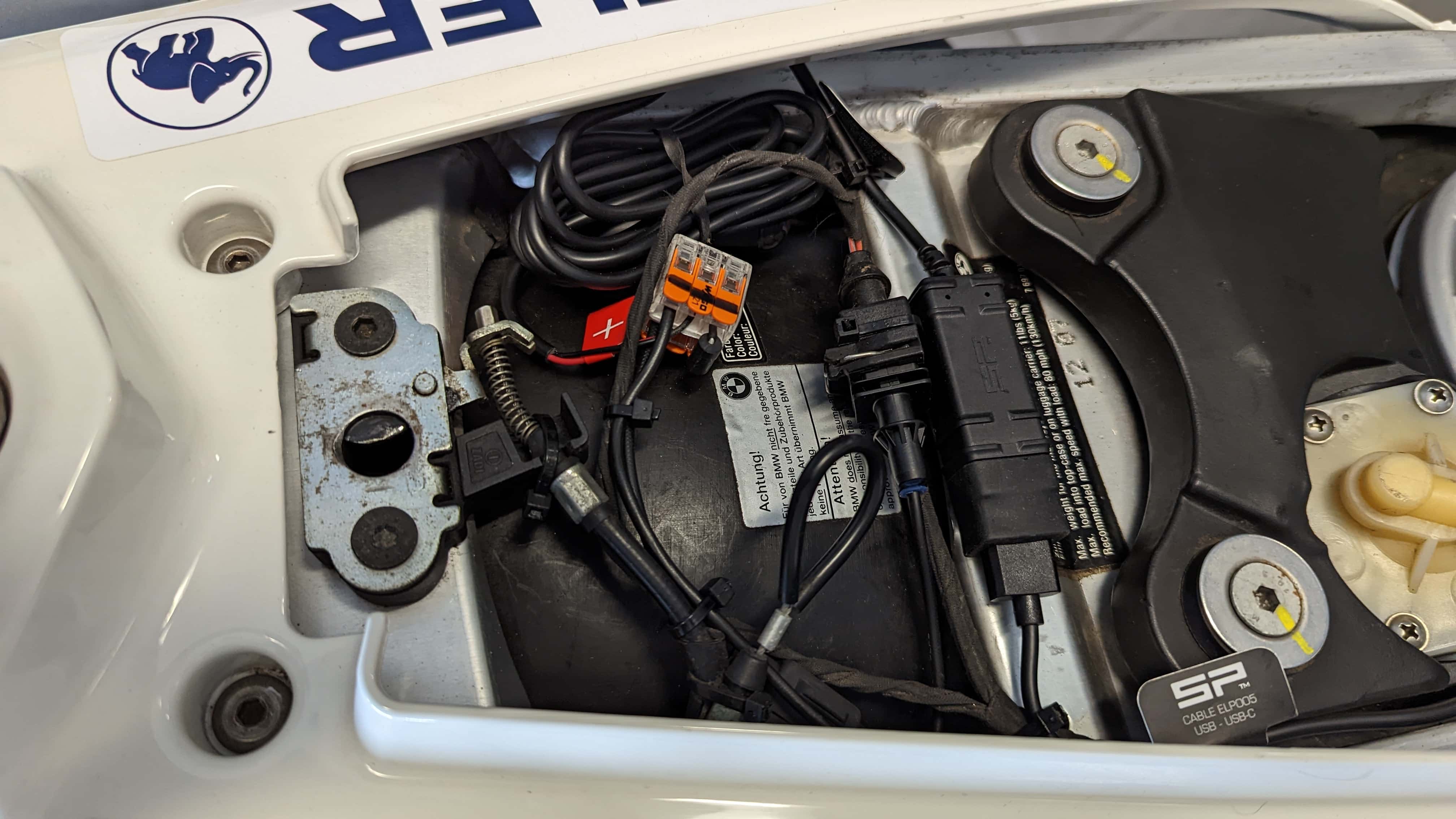 Anpassung Stromversorgung für Zubehör BMW G 650 XChallenge 