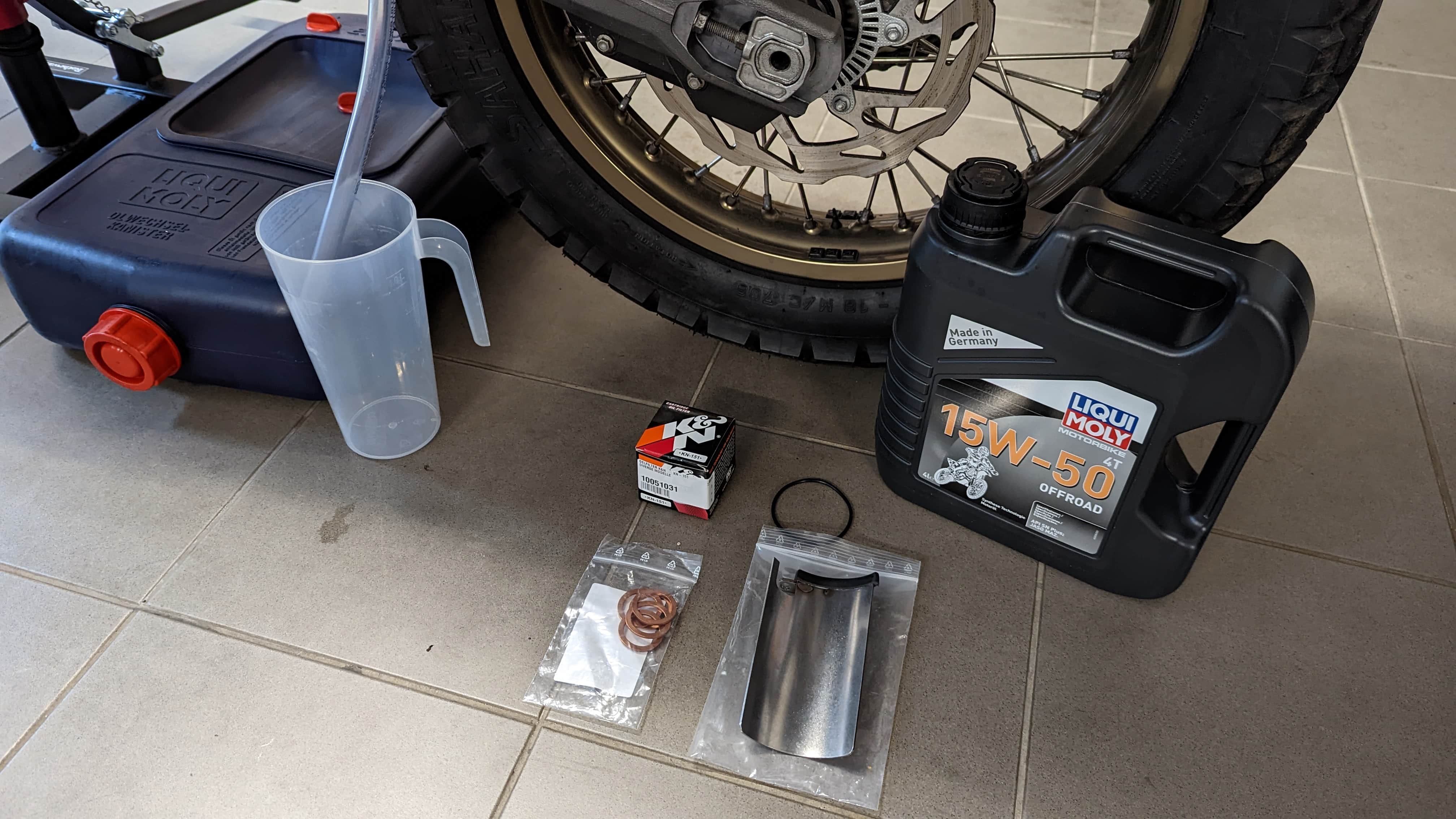 Wartungsarbeiten BMW G 650 XChallenge 