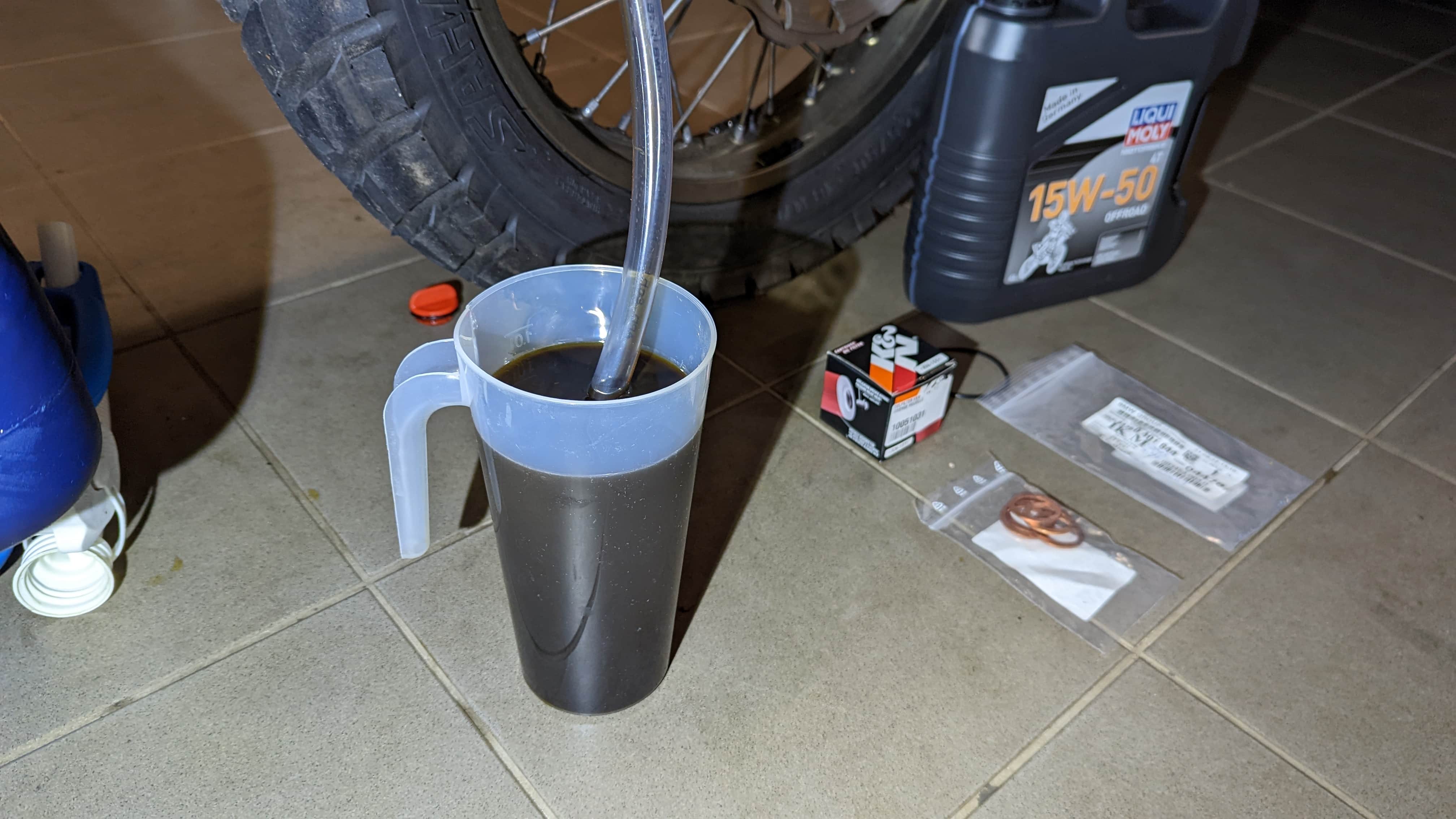 Wartungsarbeiten BMW G 650 XChallenge