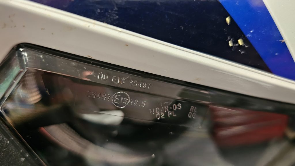 E-Kennzeichen Scheinwerfer Honda CRF1100L